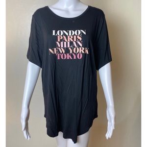 NWT Cute Graphic Short Sleeve Sleep Shirt